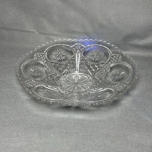 Imperial Glass Serving Dish/Fruit Bowl Sawtooth Edge EAPG-UV-Antique